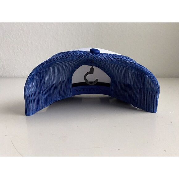 47 Brand Hang Out Tampa Bay Lightning Trucker Hat One Size Adjustable Blue White - Picture 5 of 13